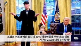 트럼프 ‘머스크 2조달러 절감하면 가구당 5천달러 돌려준다’