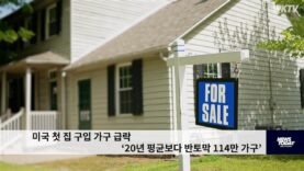 미국 첫 집 구입 가구 급락 ‘20년 평균보다 반토막 114만 가구’
