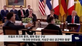 트럼프 우크라 종전, 평화 협상 구상 ‘우크라 안전보장, 지상군 대신 공군력만 동참’