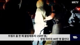 트럼프 올 한 해 불법체류자 150만 명, 합법 이민자 40만 명 줄인다