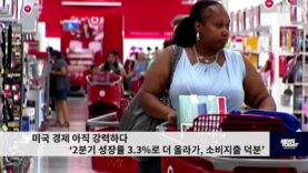 미국 경제 아직 강력하다 ‘2분기 성장률 3.3%로 더 올라가, 소비지출 덕분’