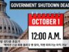 연방 셧다운 초읽기 ‘백악관 긴급 회동 돌파구 못 찾아, 막판 피하기는 아직 가능’