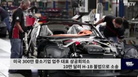 미국 300만 중소기업 업주 대표 상공회의소 10만 달러 H 1B 불법으로 소송