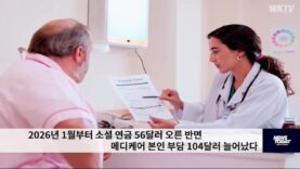 2026년 1월부터 소셜 연금 56달러 오른 반면 메디케어 본인 부담 104달러 늘어났다
