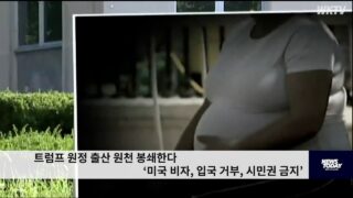 트럼프 원정 출산 원천 봉쇄한다 ‘미국 비자, 입국 거부, 시민권 금지’