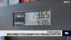 미국민 유가급등으로 올해 10개월간 가구당 1000달러 더 쓴다 ‘연방상원선거까지 여파’